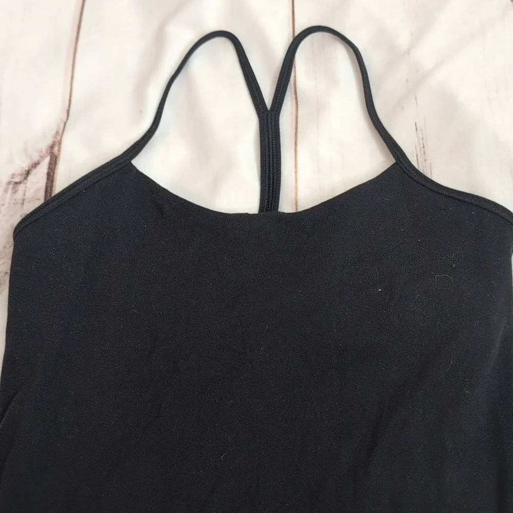 Lululemon Power Pose Tank Black size 4 Small for Light Support For A/B Cup